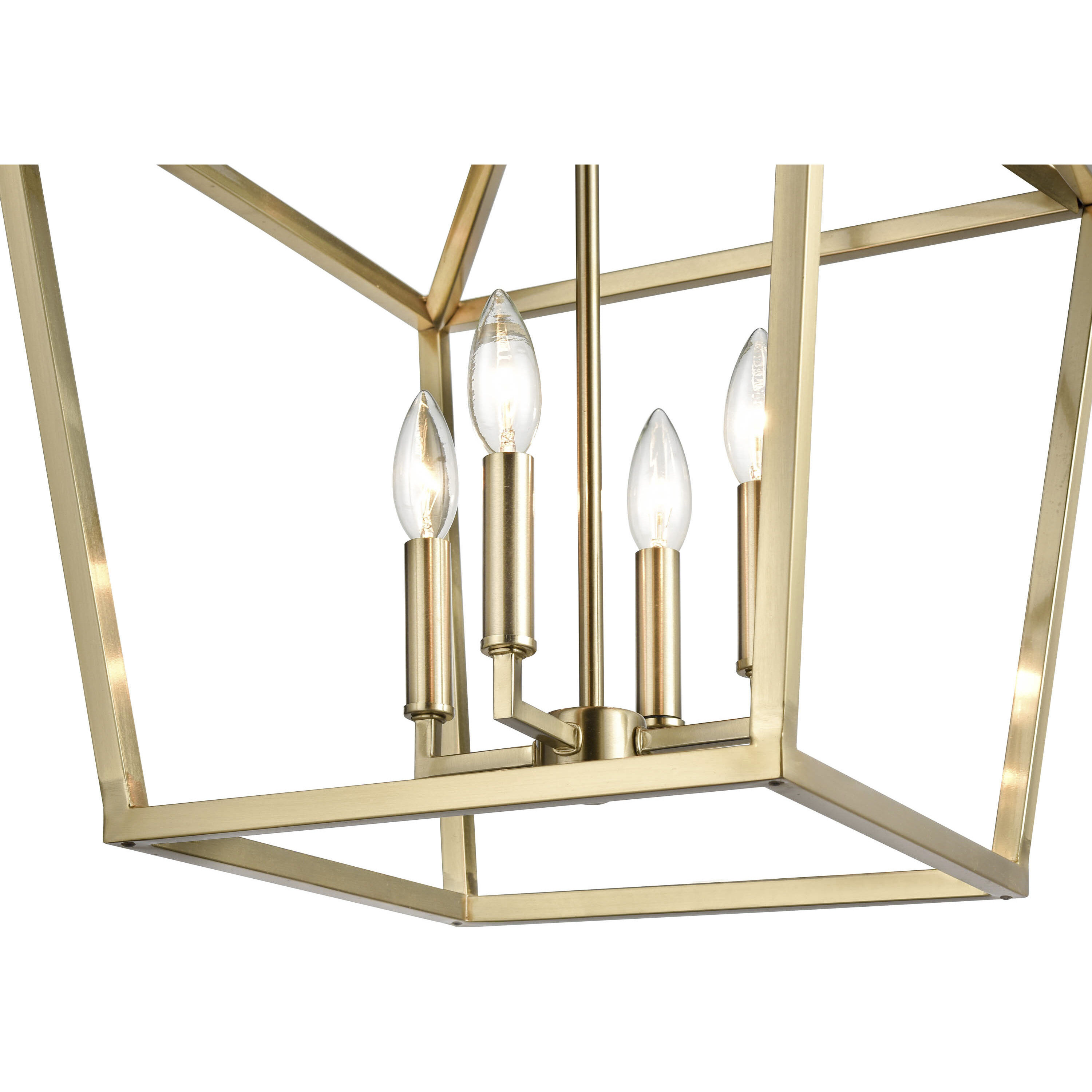 Corona 4 Light 16 inch Modern Gold Pendant Ceiling Light